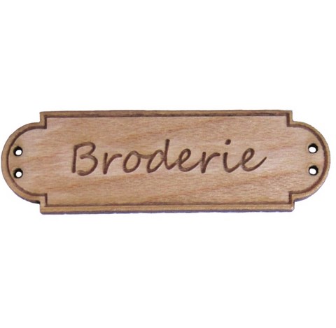bouton bois broderie fabrication artisanale française Au p'tit Bonheur broderie patchwork point de croix