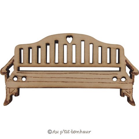 bouton bois banc made in France