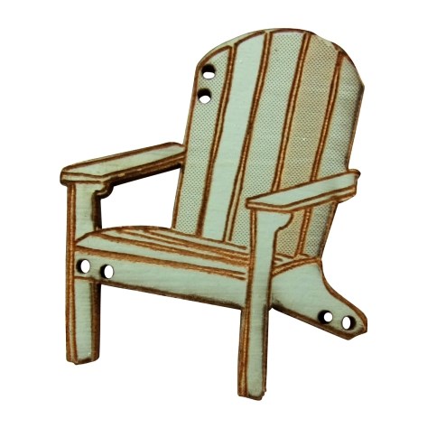 bouton bois fauteuil vintage plage vert d'eau fabrication artisanale française Au p'tit Bonheur broderie patchwork point de croix