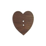 bouton bois coeur fabrication artisanale française Au p'tit Bonheur broderie patchwork point de croix