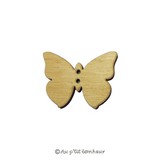 bouton bois papillon érable fabrication artisanale française Au p'tit Bonheur broderie patchwork point de croix