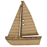 bouton bois bateau voilier fabrication artisanale française Au p'tit Bonheur broderie patchwork point de croix