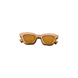 bouton bois lunettes vintage plage rose fabrication artisanale française Au p'tit Bonheur broderie patchwork point de croix