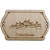 Bouton bois carcassonne 