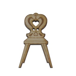 bouton bois chaise alsacienne fabrication artisanale française Au p'tit Bonheur broderie patchwork point de croix