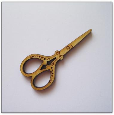 bouton bois Au p'tit Bonheur broderie patchwork point de croix
