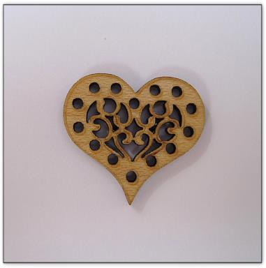 bouton bois Au p'tit Bonheur broderie patchwork point de croix