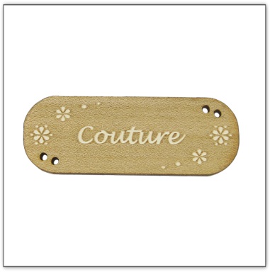 Bouton bois couture  fabrication artisanale française Au p'tit Bonheur broderie patchwork
