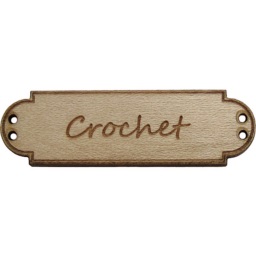 bouton bois crochet fabrication artisanale française Au p'tit Bonheur broderie patchwork point de croix