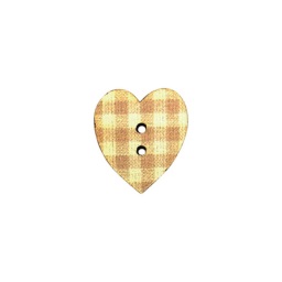bouton bois coeur fabrication artisanale française Au p'tit Bonheur broderie patchwork point de croix en Alsace à Nothalten
