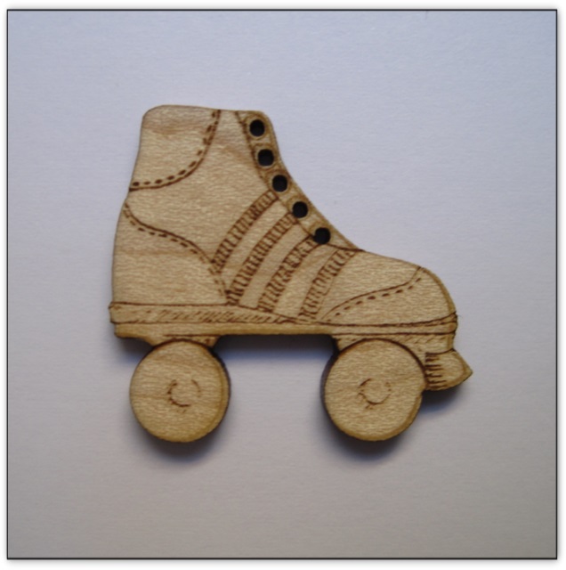 bouton bois Au p'tit Bonheur broderie patchwork
