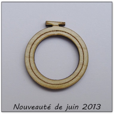 Bouton bois Au p'tit Bonheur