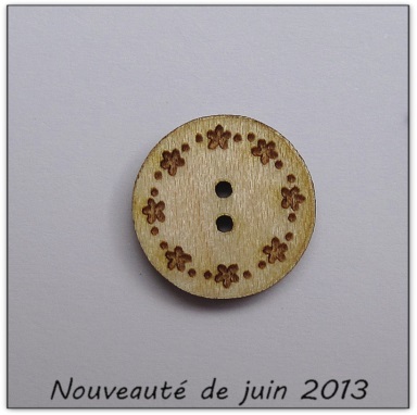Bouton bois Au p'tit Bonheur