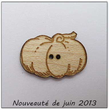 Bouton bois Au p'tit Bonheur