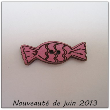 Bouton bois Au p'tit Bonheur