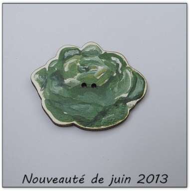 Bouton bois Au p'tit Bonheur