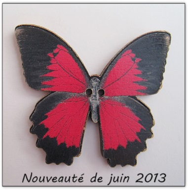 Bouton bois Au p'tit Bonheur