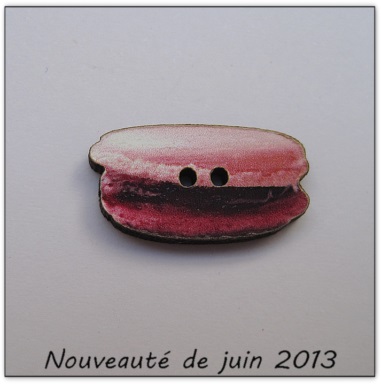 Bouton bois Au p'tit Bonheur