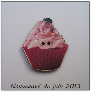 Bouton bois Au p'tit Bonheur
