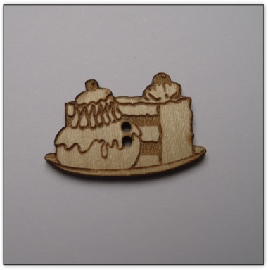 bouton bois Au p'tit Bonheur broderie patchwork Guy Untereiner