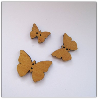 bouton bois Au p'tit Bonheur broderie patchwork