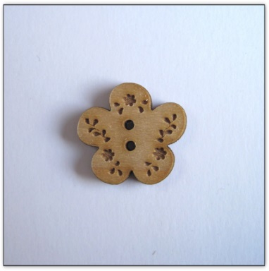 bouton bois Au p'tit Bonheur broderie patchwork