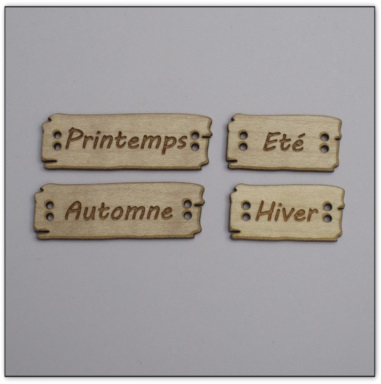 bouton bois Au p'tit Bonheur broderie patchwork