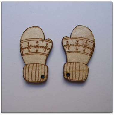 bouton bois Au p'tit Bonheur broderie patchwork