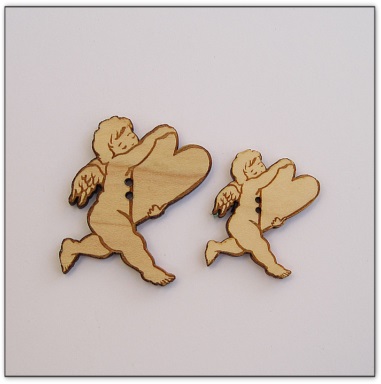 bouton bois Au p'tit Bonheur broderie patchwork Guy Untereiner