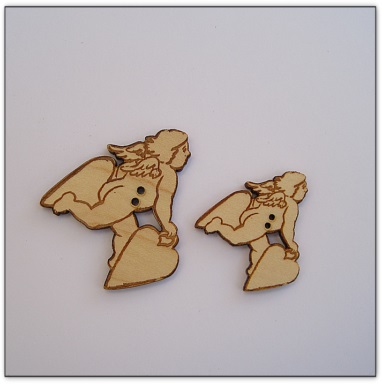 bouton bois Au p'tit Bonheur broderie patchwork Guy Untereiner