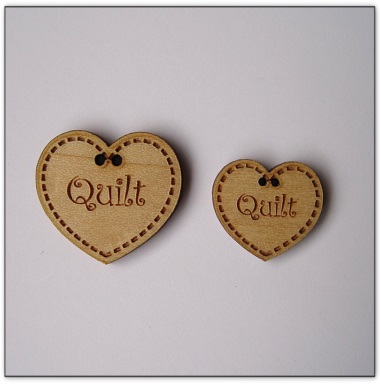 bouton bois Au p'tit Bonheur broderie patchwork