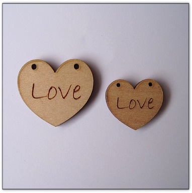 bouton bois Au p'tit Bonheur broderie patchwork