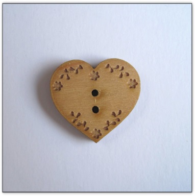 bouton bois Au p'tit Bonheur broderie patchwork