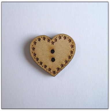 bouton bois Au p'tit Bonheur broderie patchwork