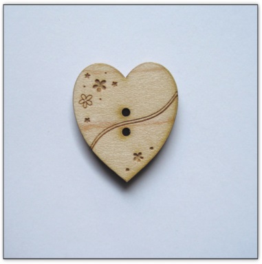 bouton bois Au p'tit Bonheur broderie patchwork