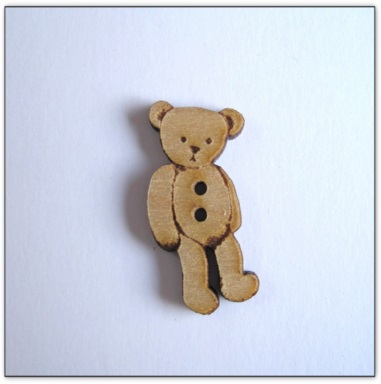 bouton bois Au p'tit Bonheur broderie patchwork