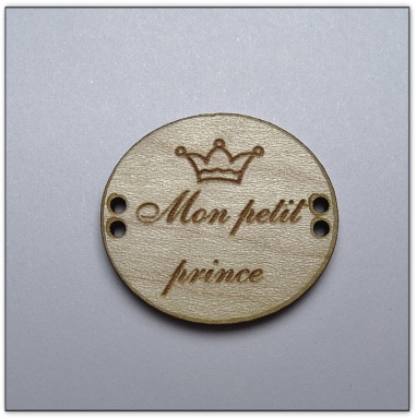 bouton bois Au p'tit Bonheur 
