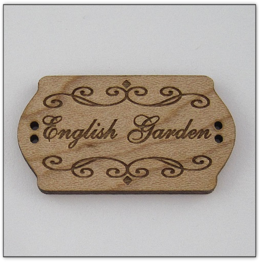Bouton bois English Garden Au p'tit Bonheur