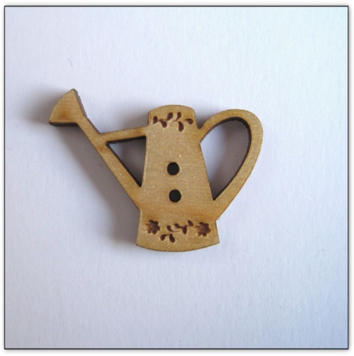 bouton bois Au p'tit Bonheur broderie patchwork point de croix