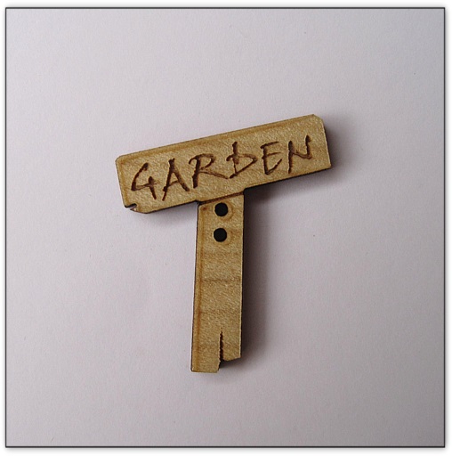 bouton bois Au p'tit Bonheur broderie patchwork point de croix