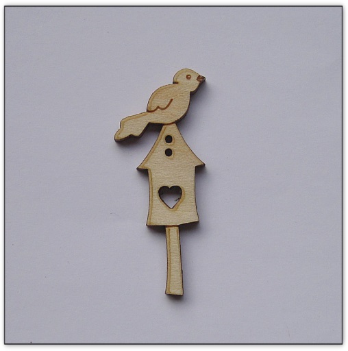bouton bois Au p'tit Bonheur broderie patchwork point de croix