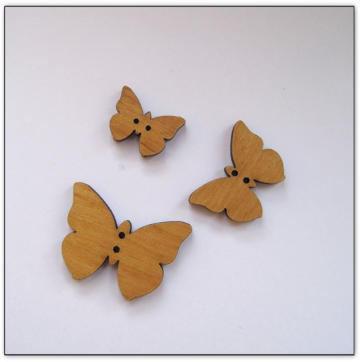 bouton bois Au p'tit Bonheur broderie patchwork point de croix